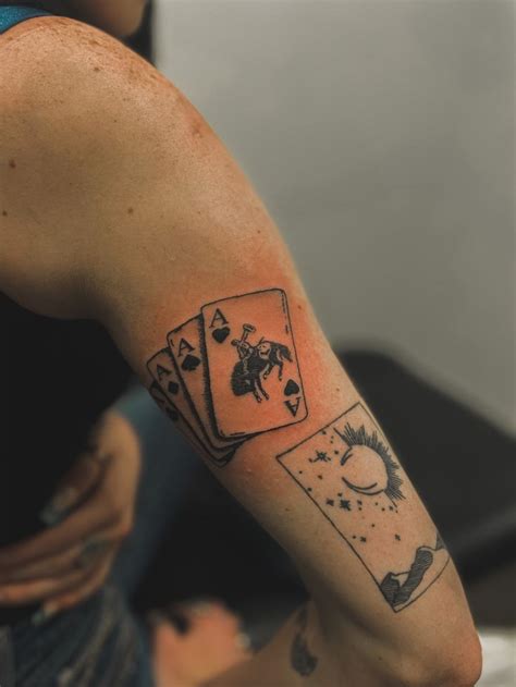 Deck of Cards Tattoo in 2024 | Cowboy tattoos, Western tattoos, Cowgirl ...