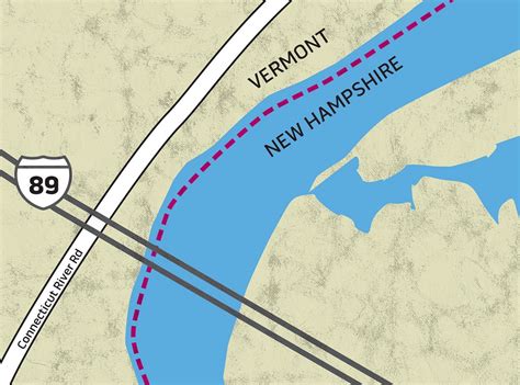 Where on the Connecticut River Is the Vermont-New Hampshire Border ...