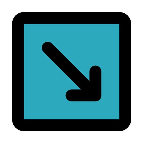 bottom  square vector svg icon svg repo
