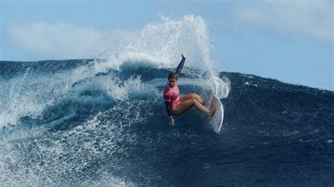 Olympics surfing results Monday at the 2024 Paris Games in Tahiti