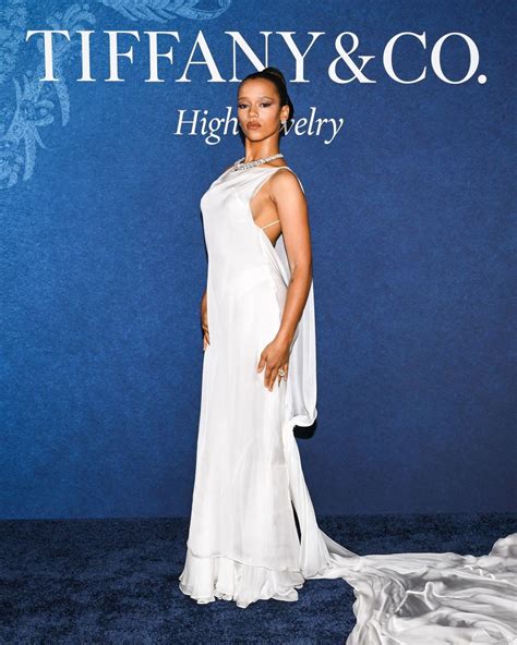 Taylor Russell Misses the Mark at Tiffany Blue Book Gala • CelebMafia