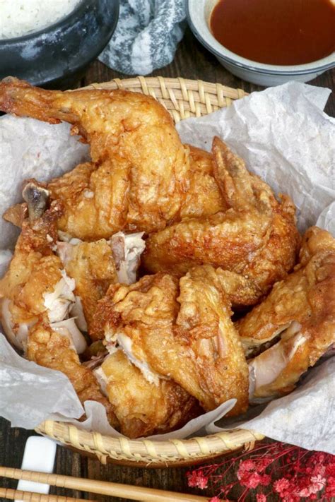 Super Crispy Fried Whole Chicken - Foxy Folksy