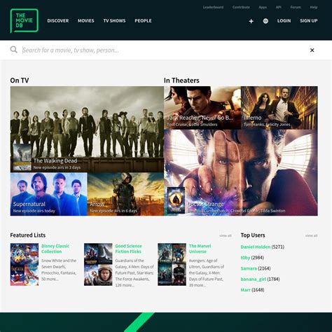 The Movie Database Alternatives and Similar Websites and Apps ...