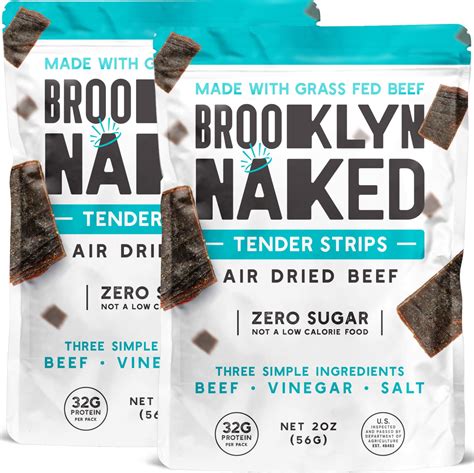Amazon.com: Brooklyn Naked, Tender, Air-Dried, Grass-Fed, Steak Slices