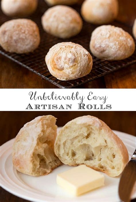 effortless homemade artisan bread rolls recetas de comida comida