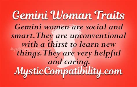 Gemini Woman Personality Traits - Mystic Compatibility