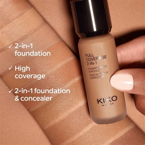 KIKO Full Coverage 2-In-1 Foundation & Concealer at Nice One KSA