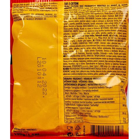 BOMBON 505 S CRTOM 100g KRAŠ - PPK Bjelovar