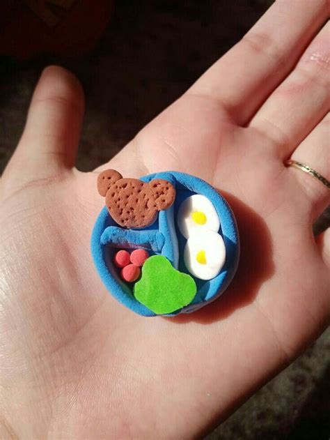 Еда из лёгкого пластилина