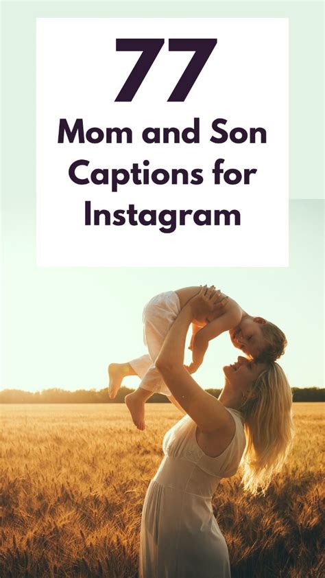 77 Mom and Son Captions for Instagram | Instagram captions family