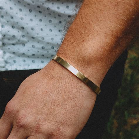 gold cuff bracelet for men 1