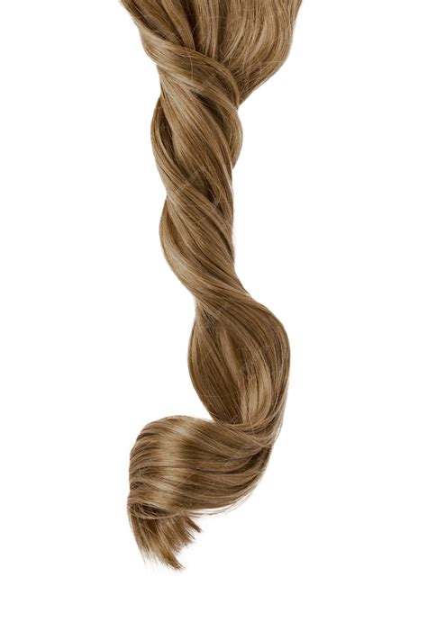 Premium Photo | Long brown curly hair on white background. A part of