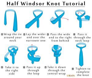 How to Tie a Half Windsor Knot? Variations, Tips & Video Steps