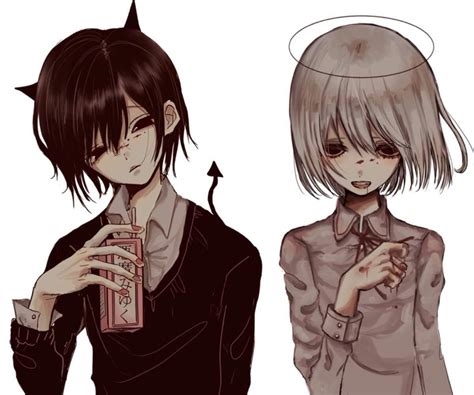 Каждому дьяволу положен свой ангел 😈😇 | Аниме Amino Amino