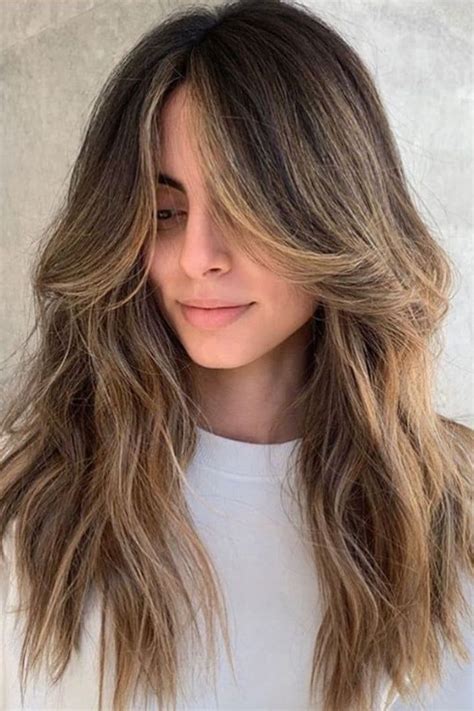 curtain bangs shoulder length hair hclio