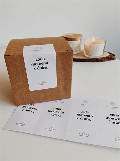 Embalagens Para Vela Aromatica - Velas aromáticas LE BELLE | Embalagens velas aromaticas, Caixa para ...