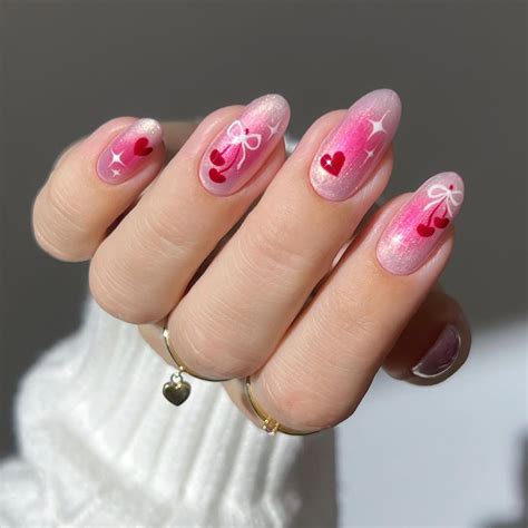 What Accents Pair Well With Valentines Nails Pink