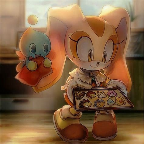 cream  rabbit kawaii ideas cream sonic sonic fan art sonic art