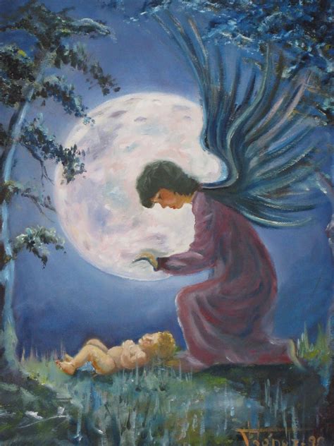 Mamá pinta: Angel-luna' 96