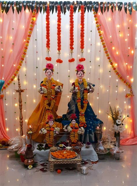 Top 999+ gauri ganpati decoration ideas at home images – Amazing ...