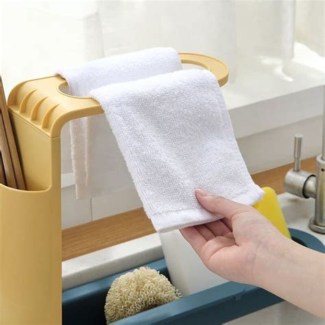 Регулируем органайзер за мивка | Kitchen storage shelves, Sink storage ...