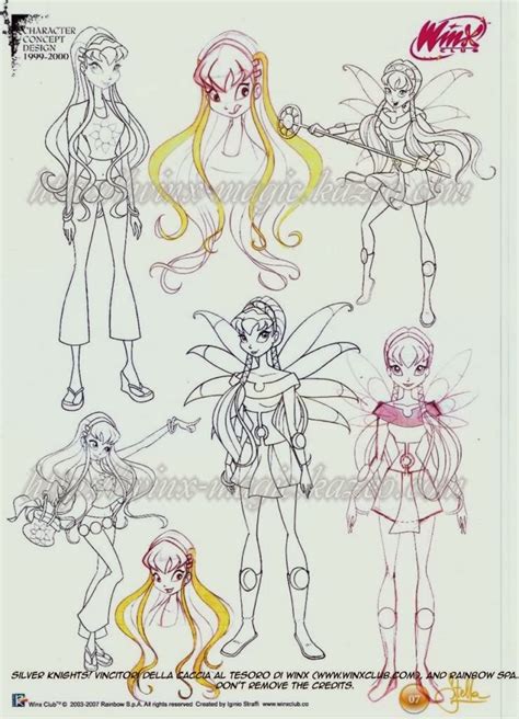 magical light   winx winx club stella art concept