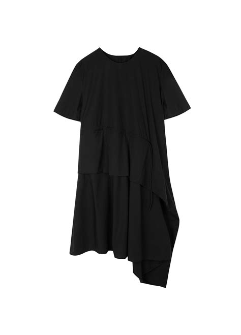 Dresses / JNBY Crewneck Layered Short Sleeve Dress (100% Cotton) – JNBYPLUS