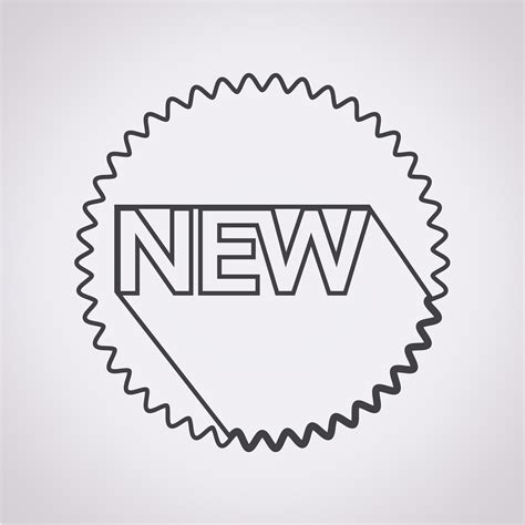 New Icon symbol sign 632078 Vector Art at Vecteezy