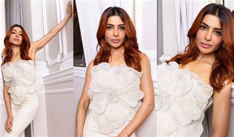 Samantha dazzles fans in stunning white outfit as she promotes Citadel ...