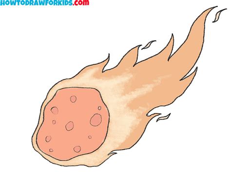 How to Draw an Asteroid - Easy Drawing Tutorial For Kids