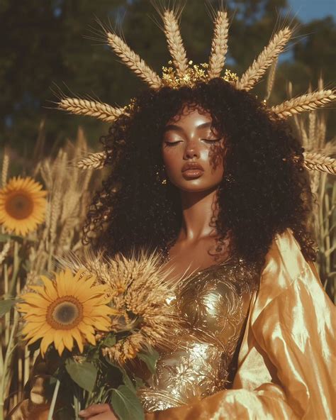 Tiffany Rodriguez on Instagram: "Aestas Goddess of summer 🌾🌻 . . . . #