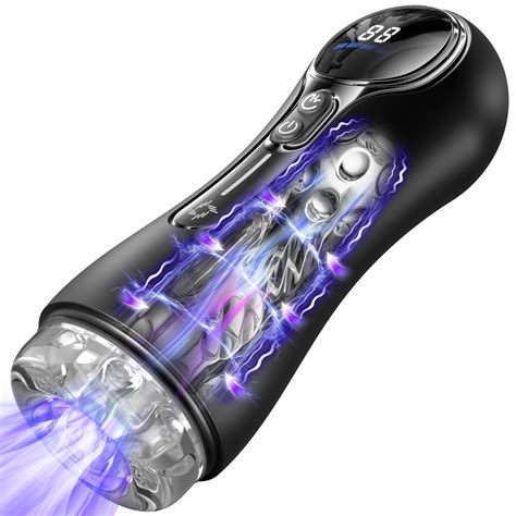 KERERO Sex Toys for Men Male Masturbator with 4 Suction & 9 Vibration