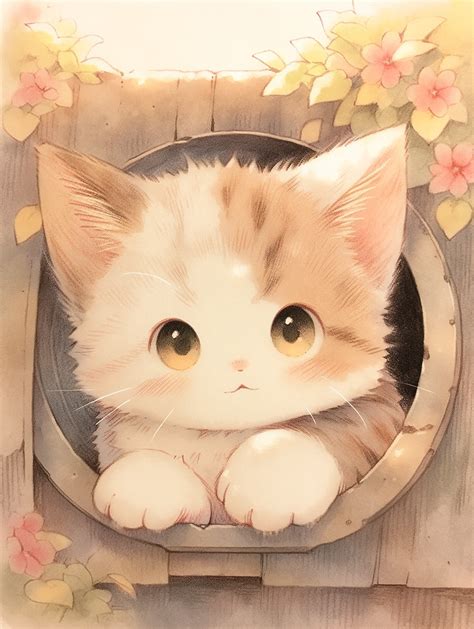 Pinterest | Котята, Милые рисунки, Иллюстрации арт