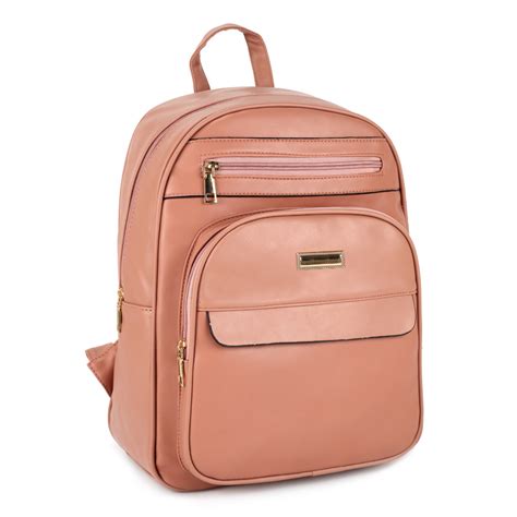 Mochila Feminina Couro Sintético