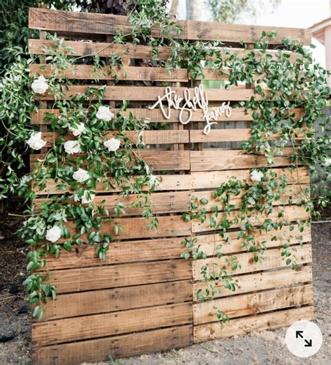 Rustic Wood Backdrop for Wedding Photos