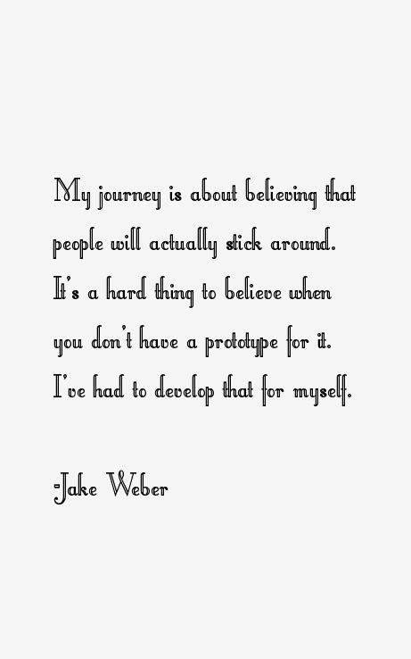 Jake Weber Quotes & Sayings