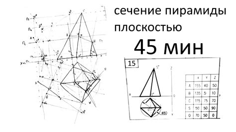 сечение плоскостью. - YouTube