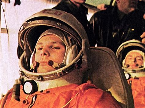 On April 12, 1961, Russian Cosmonaut Yuri Gagarin blasted off in Vostok ...