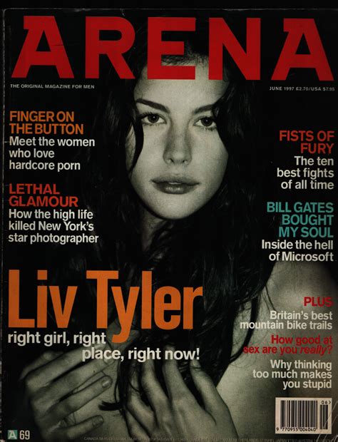 Arena # 69, June 1997, , Covergirl Liv Tyler (Not Nude) Magazine