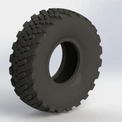 Шина КАМА-1260 425/85R21 - Чертежи, 3D Модели, Проекты, Транспорт