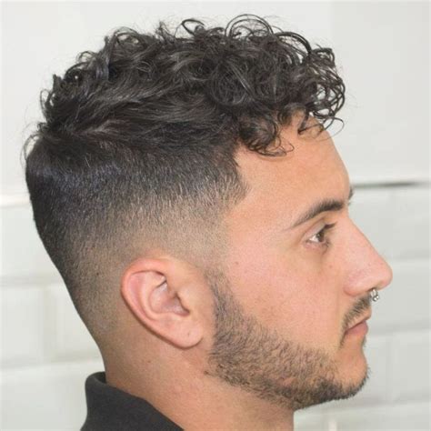 Haircuts For Men With Curly Hair High Fade With Curly Hairstyles 1024× ...