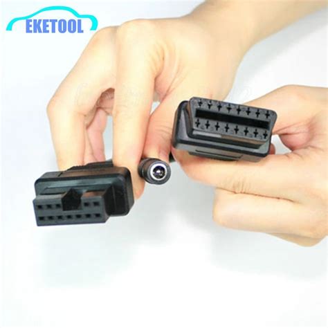 Hot Sale OBD OBDII Diagnostic Connector For Mitsubishi 12 Pin to OBD II ...