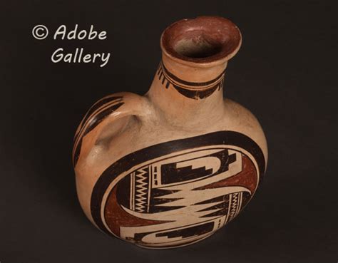 Nampeyo Southwest Indian Historic Pottery Canteen C4658B - Adobe ...