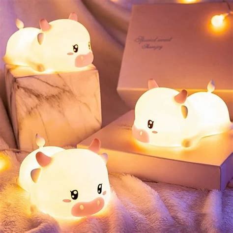 Cute Baby Night Light Kids Lamp, Color Changing LED Portable Animal ...