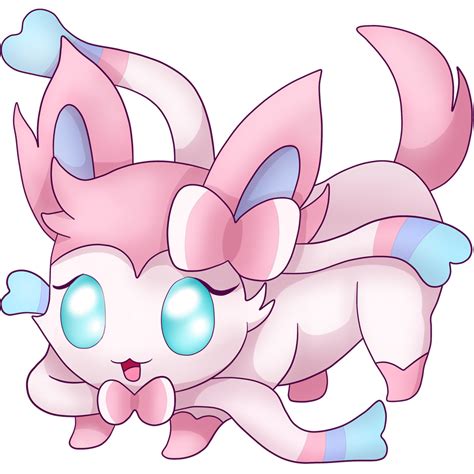 Chibi Sylveon Redux by Stacona on DeviantArt