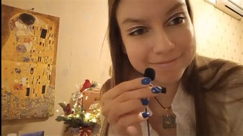 АСМР / ASMR Новогодняя болталка ️/ Макияж 💄 🎅 - YouTube