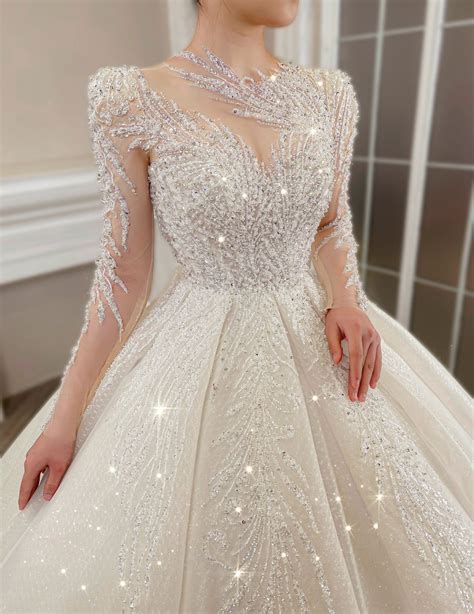 Princess Wedding Gowns With Sparkles