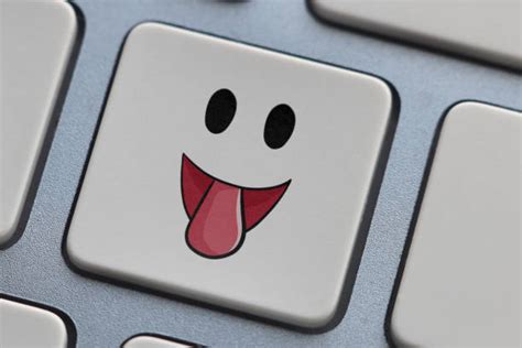 smiley face computer key computer keyboard computer stock