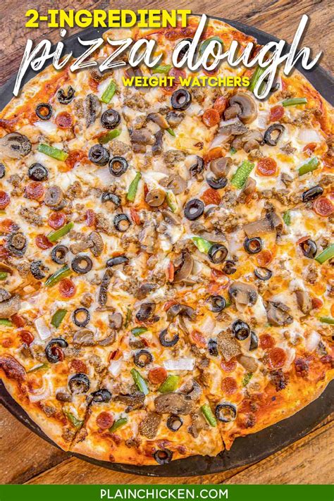 2 ingredient pizza dough ww friendly – Artofit