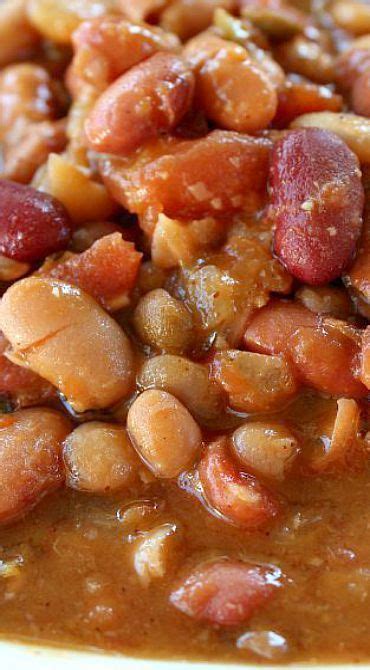 Crock Pot Multi Bean Soup | Healthy stew recipes, Vegetarian crockpot
